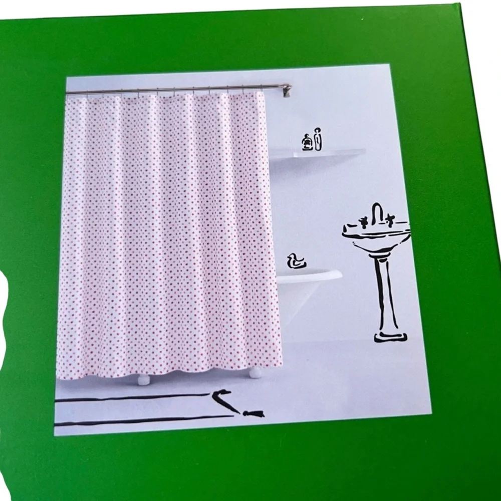Kate Spade Fiesta Dots Shower Curtain NWT